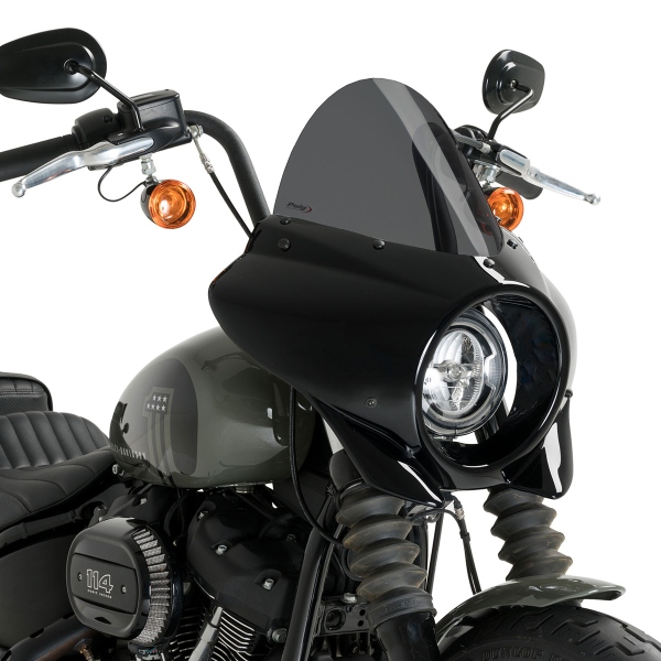 Cupolino Puig Mirage Touring Nero Opaco/fume scuro Harley Davidson Softail Street Bob FXBB 2021-2025