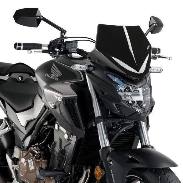 Puig Black Sport screen Honda CB500F 2016-2025