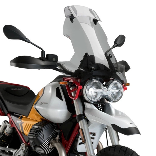 Cupolino Puig alto Touring con visiera fume chiaro Moto Guzzi V85TT 2021-2025