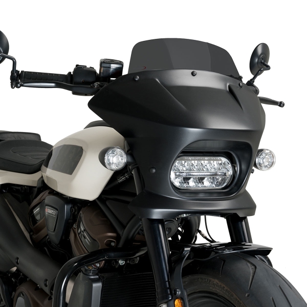 Cupolino Puig Fury Touring Nero Opaco/fume scuro Harley Davidson Sportster S (RH1250S) 2021-2025