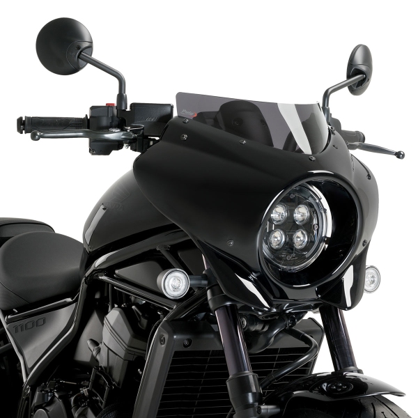 Cupolino Puig Mirage Sport Nero Opaco/fume scuro Honda CMX1100 Rebel 2021-2025