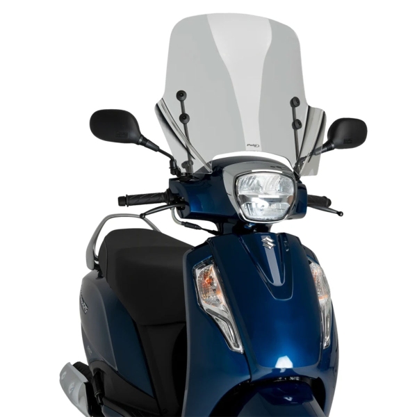 Puig Clear Windshield T.X. screen Suzuki Address 125i 2021-2025