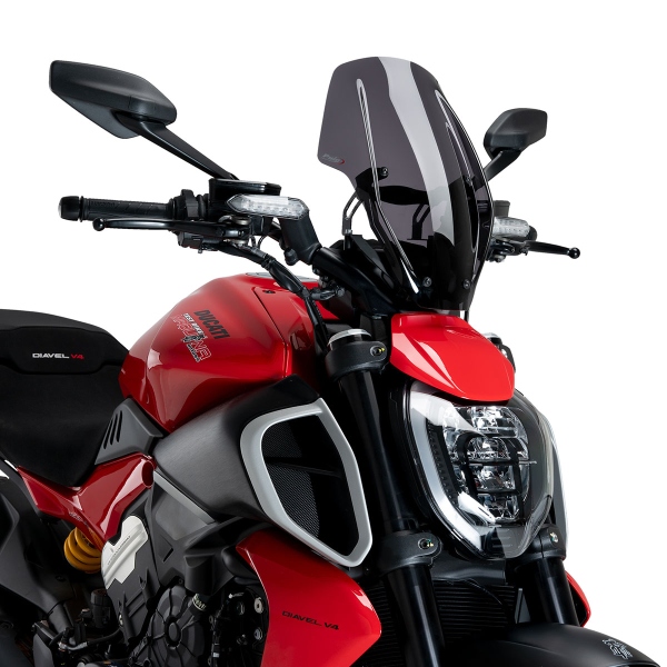 Cupolino Puig alto Regolabile Sport fume scuro Ducati Diavel V4 2024-2025