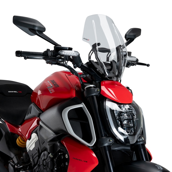 Cupolino Puig alto Regolabile Sport Trasparente Ducati Diavel V4 2024-2025
