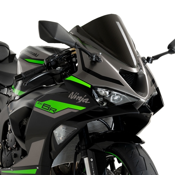 Cupolino Puig alto Z-Racing Carbon Look Kawasaki Ninja ZX6R 2024-2025
