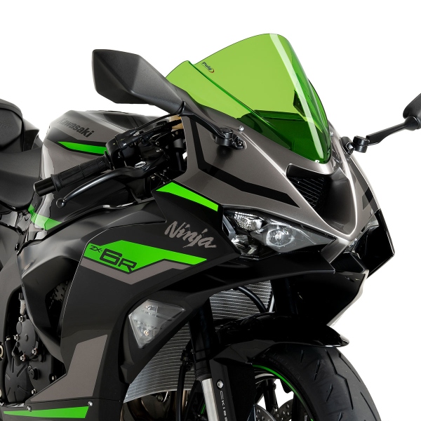 Cupolino Puig alto Z-Racing Verde Kawasaki Ninja ZX6R 2024-2025