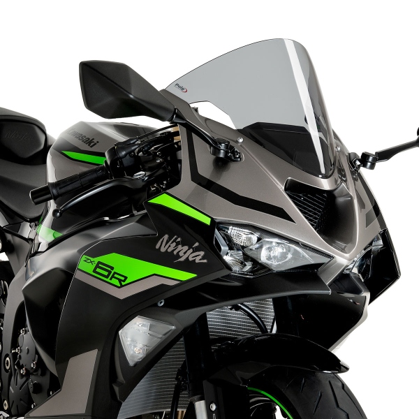 Cupolino Puig alto R-Racer fume chiaro Kawasaki Ninja ZX6R 2024-2025