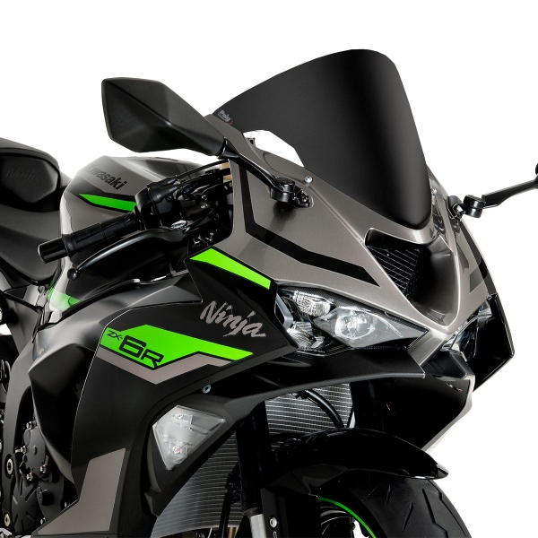 Cupolino Puig alto R-Racer Nero Opaco Kawasaki Ninja ZX6R 2024-2025