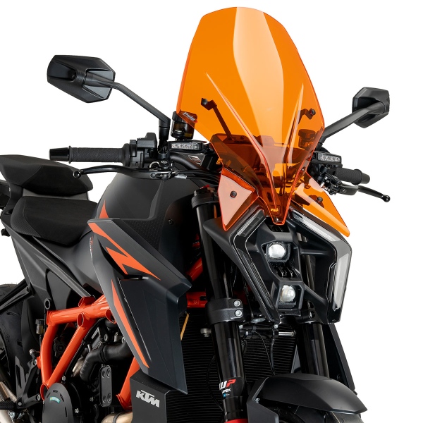 Cupolino Puig alto Touring arancione KTM SuperDuke 1390R/Evo 2024-2025