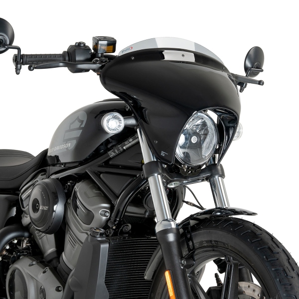 Cupolino Puig Batwing SML Sport nero lucido/fume chiaro Harley Nightster Special RH975S 2023-2024