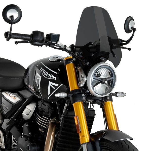 Cupolino Puig alto Sport fume scuro Triumph Speed 400/Scrambler 400X 2024-2025