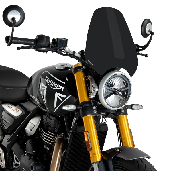 Cupolino Puig alto Sport Nero Matte Triumph Speed 400/Scrambler 400X 2024-2025