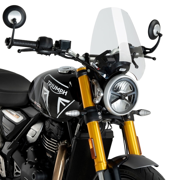 Cupolino Puig alto Sport Trasparente Triumph Speed 400/Scrambler 400X 2024-2025