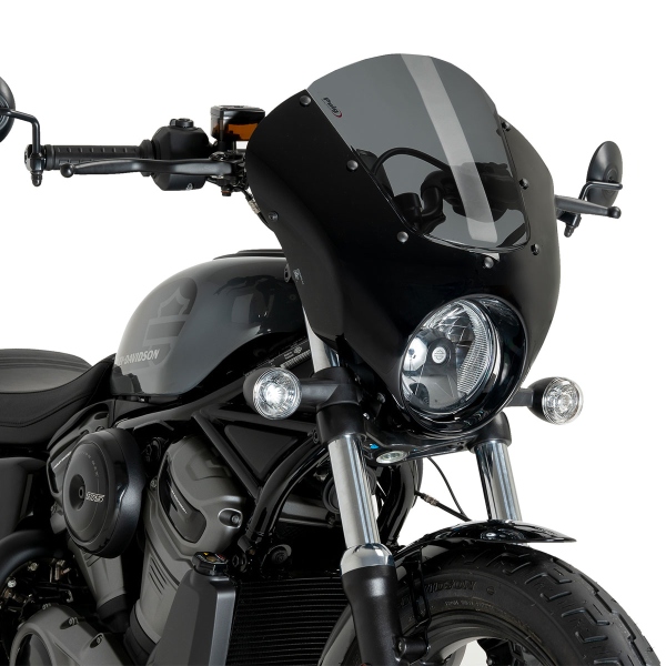 Cupolino Puig Dark Night nero lucido/fume scuro Harley-Davidson Nightster 975 Special 2023-2025