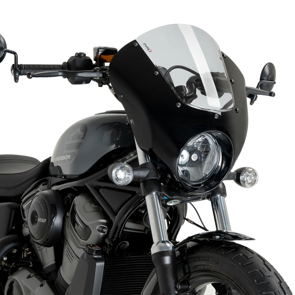 Cupolino Puig Dark Night nero lucido/fume chiaro Harley-Davidson Nightster 975 Special 2023-2025