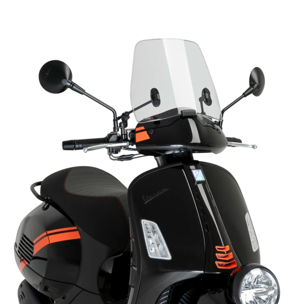 Cupolino Puig basso Trafic fume chiaro Vespa GTV300 2023-2025