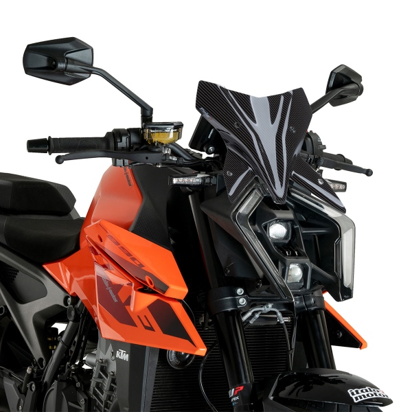 Cupolino Puig alto Sport Carbon Look KTM Duke 990 2024-2025