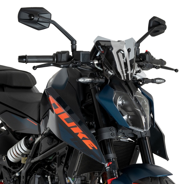 Cupolino Puig alto Sport fume chiaro KTM 125/Duke 390 2024-2025
