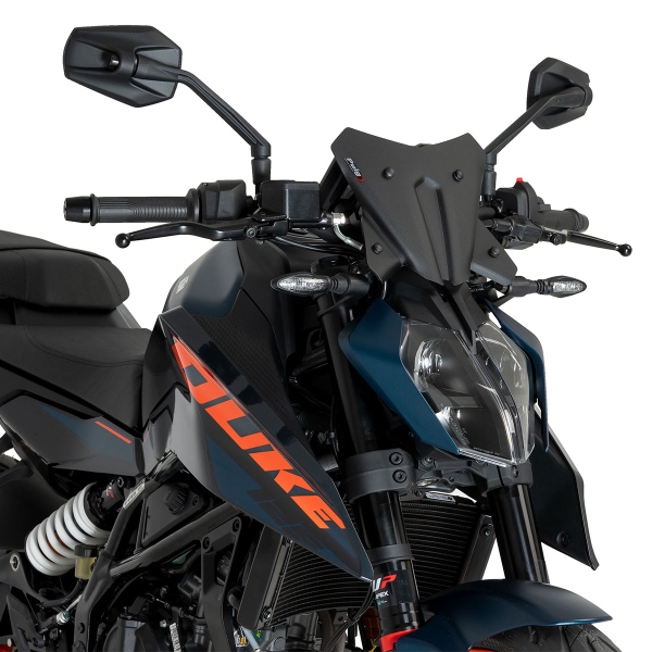 Cupolino Puig alto Sport Nero Opaco KTM 125/Duke 390 2024-2025