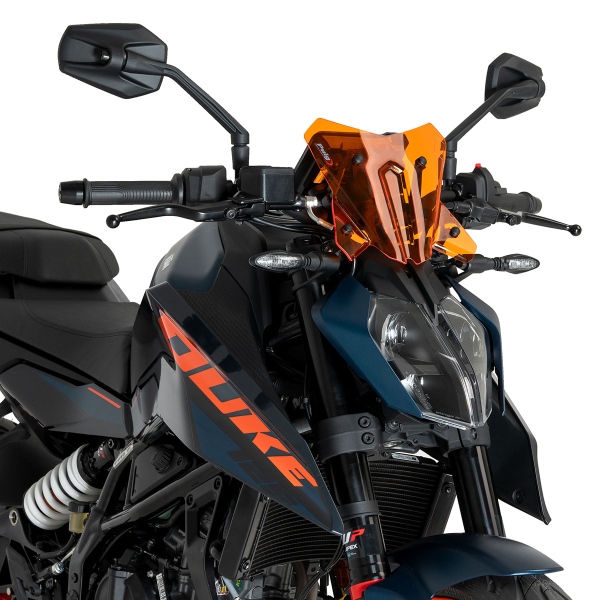 Cupolino Puig alto Sport arancione KTM 125/Duke 390 2024-2025