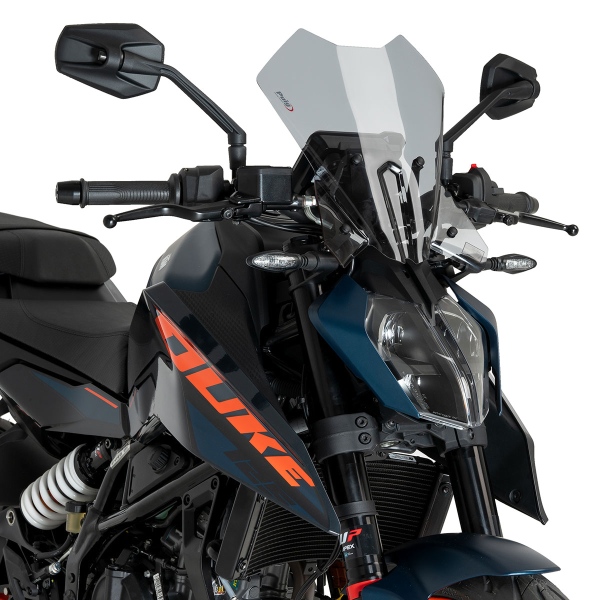 Cupolino Puig alto Touring fume chiaro KTM 125/Duke 390 2024-2025