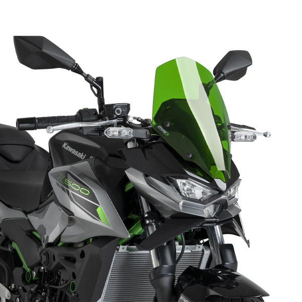 Cupolino Puig alto Touring Verde Kawasaki Z500 2024-2025