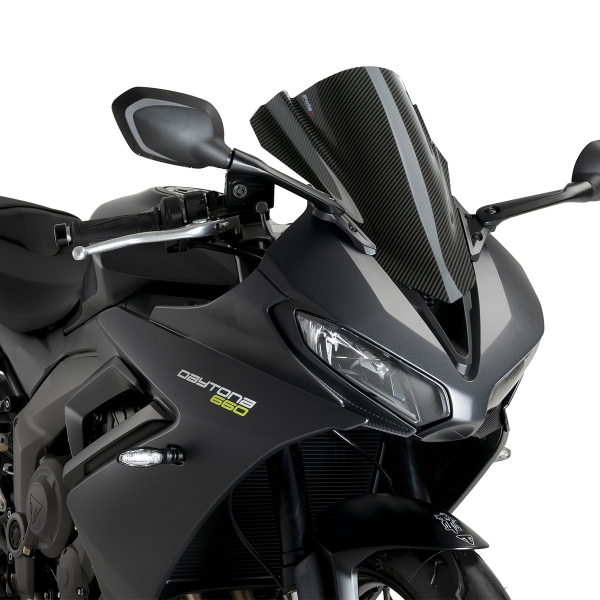Puig Carbon Look Z-Racing screen Triumph Daytona 660 2024-2025