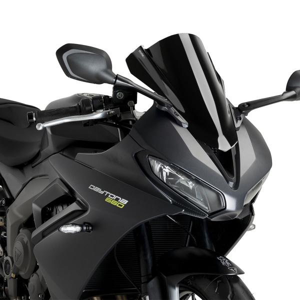 Puig Black Z-Racing screen Triumph Daytona 660 2024-2025