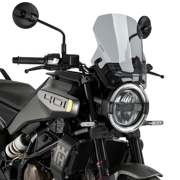 Puig Light Smoke Sport high screen Husqvarna Svartpilen 125/401 2024-2025