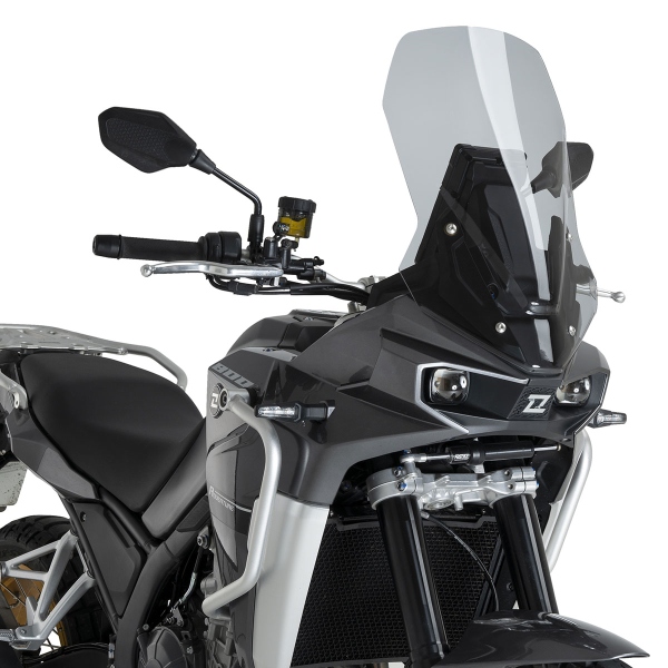 Cupolino Puig Touring fume chiaro Kove 800X Pro 2024-2025