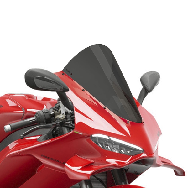 Puig Dark Smoke R-Racer high screen Ducati Panigale V4/V4S 2025