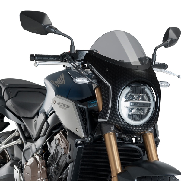 Puig Carbon Look/Light Smoke Nose screen Honda CB1000R 2018-2020