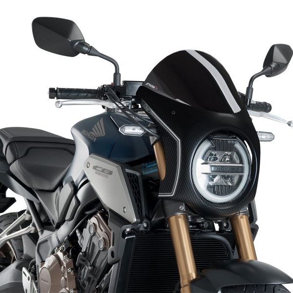 Puig Carbon Look/Black Nose screen Honda CB1000R 2018-2020