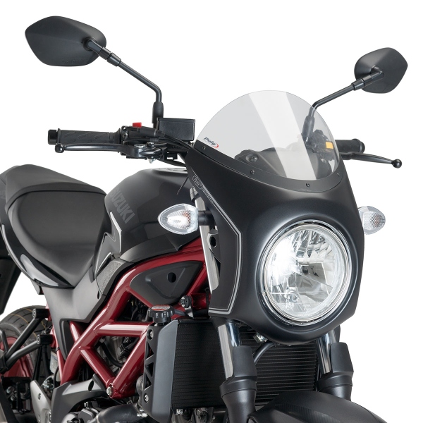 Cupolino Puig Nose Nero Opaco/fume chiaro Suzuki SV650 2016-2024