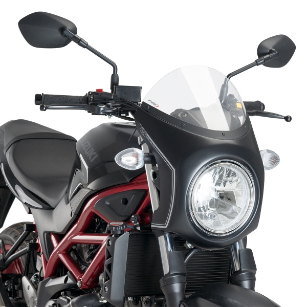 Cupolino Puig Nose Nero Opaco/Trasparente Suzuki SV650 2016-2024