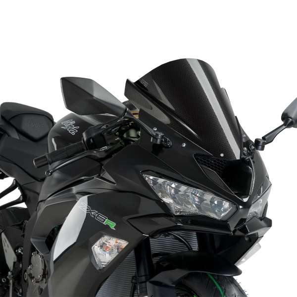 Puig Carbon Look Racing screen Kawasaki Ninja ZX6R 2009-2023