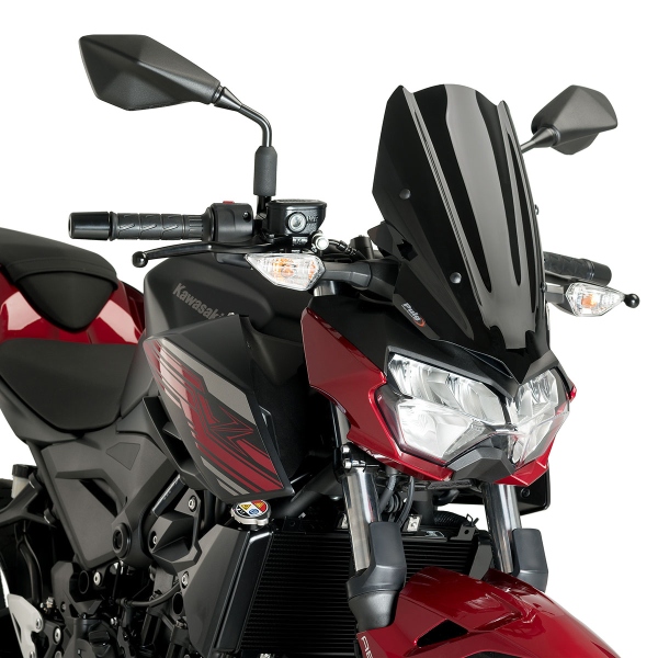 Puig Black Sport screen Kawasaki Z400 2019-2024