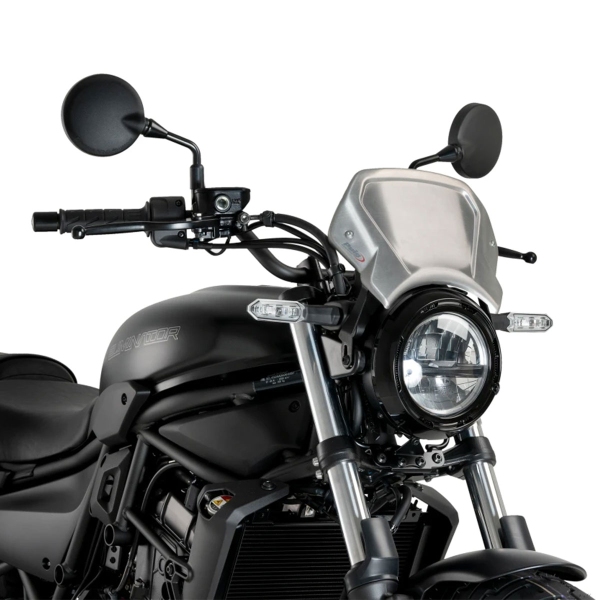 Cupolino Puig Aluminium Fly Silver Royal Enfield Interceptor 650 2018-2025