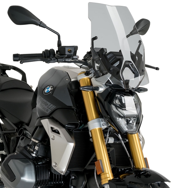 Cupolino Puig Touring fume chiaro BMW R1250R 2019-2024 (With BMW screen support)