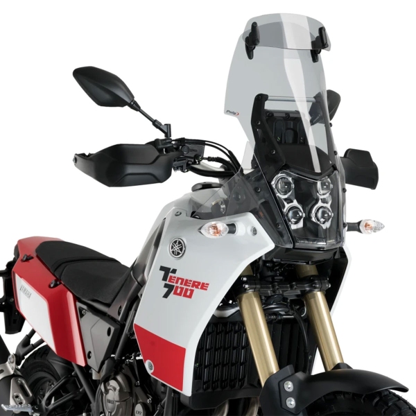 Cupolino Puig Touring con visiera fume chiaro Yamaha Tenere 700 (incl. Rally) 2019-2025