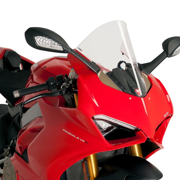 Cupolino Puig alto R-Racer Trasparente Ducati Panigale V4S 2020-2024