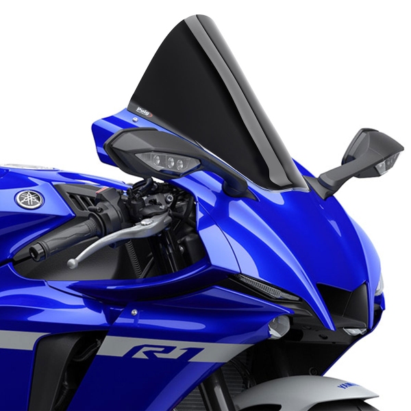 Puig Black R-Racer screen Yamaha R1/M 2020-2025