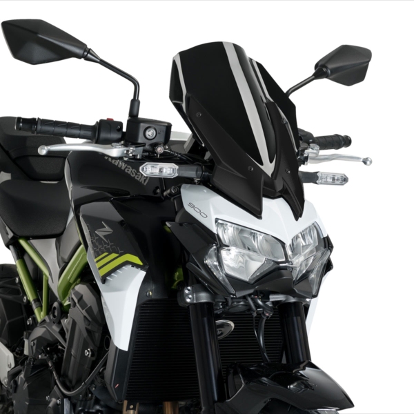 Puig Black Touring screen Kawasaki Z900 2020-2025