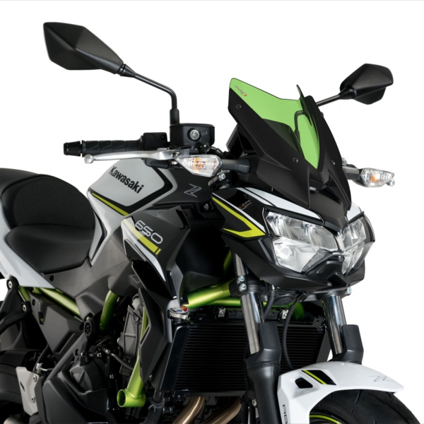 Cupolino Puig Sport Verde Kawasaki Z650 2020-2025