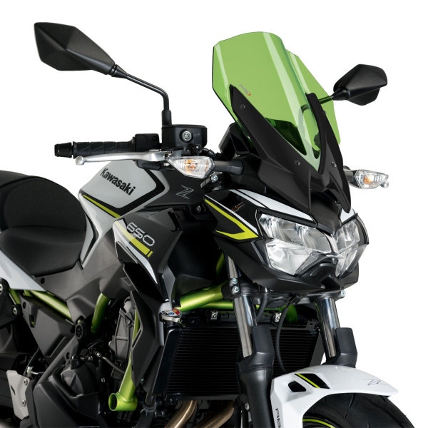 Cupolino Puig Touring Verde Kawasaki Z650 2020-2025