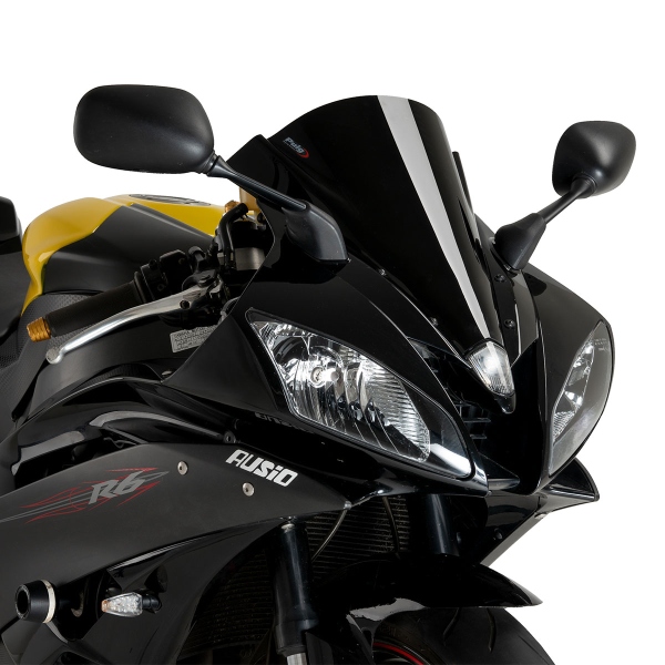 Puig Black Racing screen Yamaha R6 2006-2007