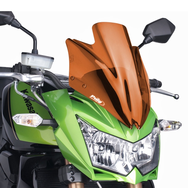 Cupolino Puig Sport arancione Kawasaki Z750 2007-2012