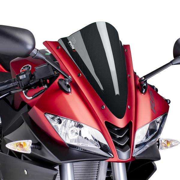 Puig Carbon Look Racing screen Yamaha 125 R 2008-2018