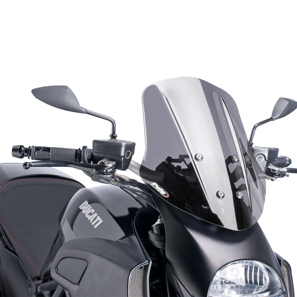 Cupolino Puig Touring fume chiaro Ducati Diavel 2011-2013
