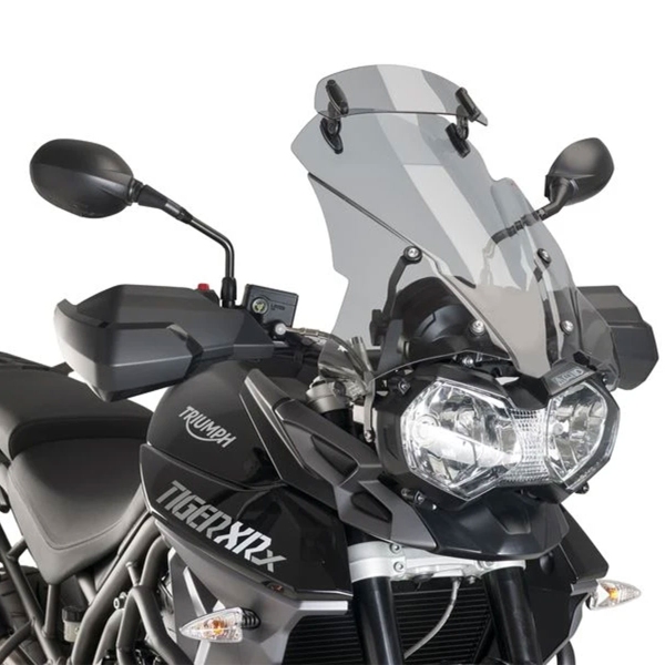 Cupolino Puig Touring con visiera fume chiaro Triumph Tiger 800 XC/XCX/XCA/Low 2015-2017
